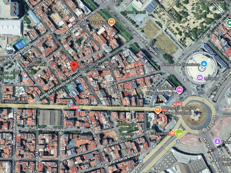 Ubicación de TecnoRank en Barcelona