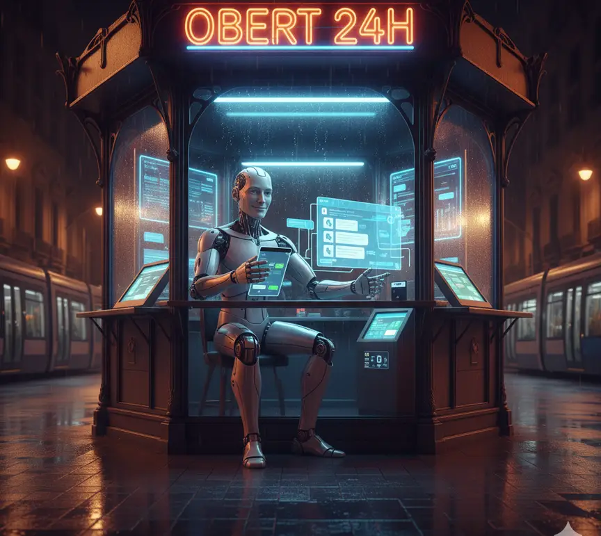 ilustración de Chatbot para WhatsApp Business y Web con IA en Barcelona