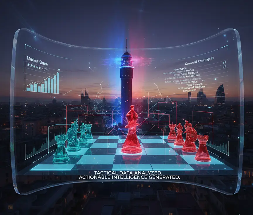 ilustración de Análisis de Competencia: Inteligencia Estratégica para SEO